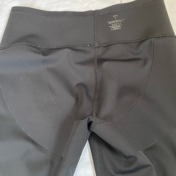 Knix Womens High Waisted Contour Leggings Black Shimmer Medium Edgy Athleisure - Picture 8 of 15